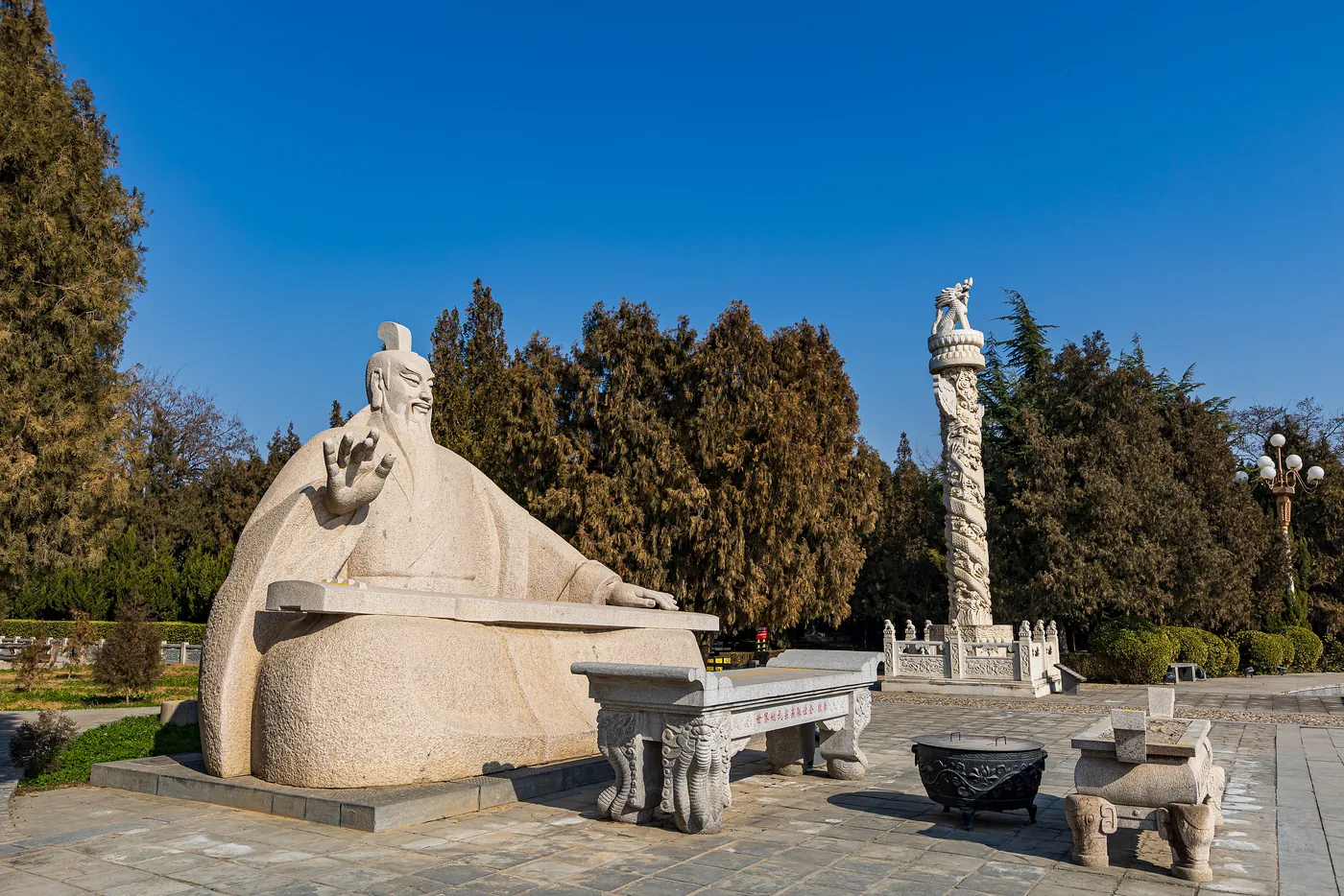 舜帝陵实景图片