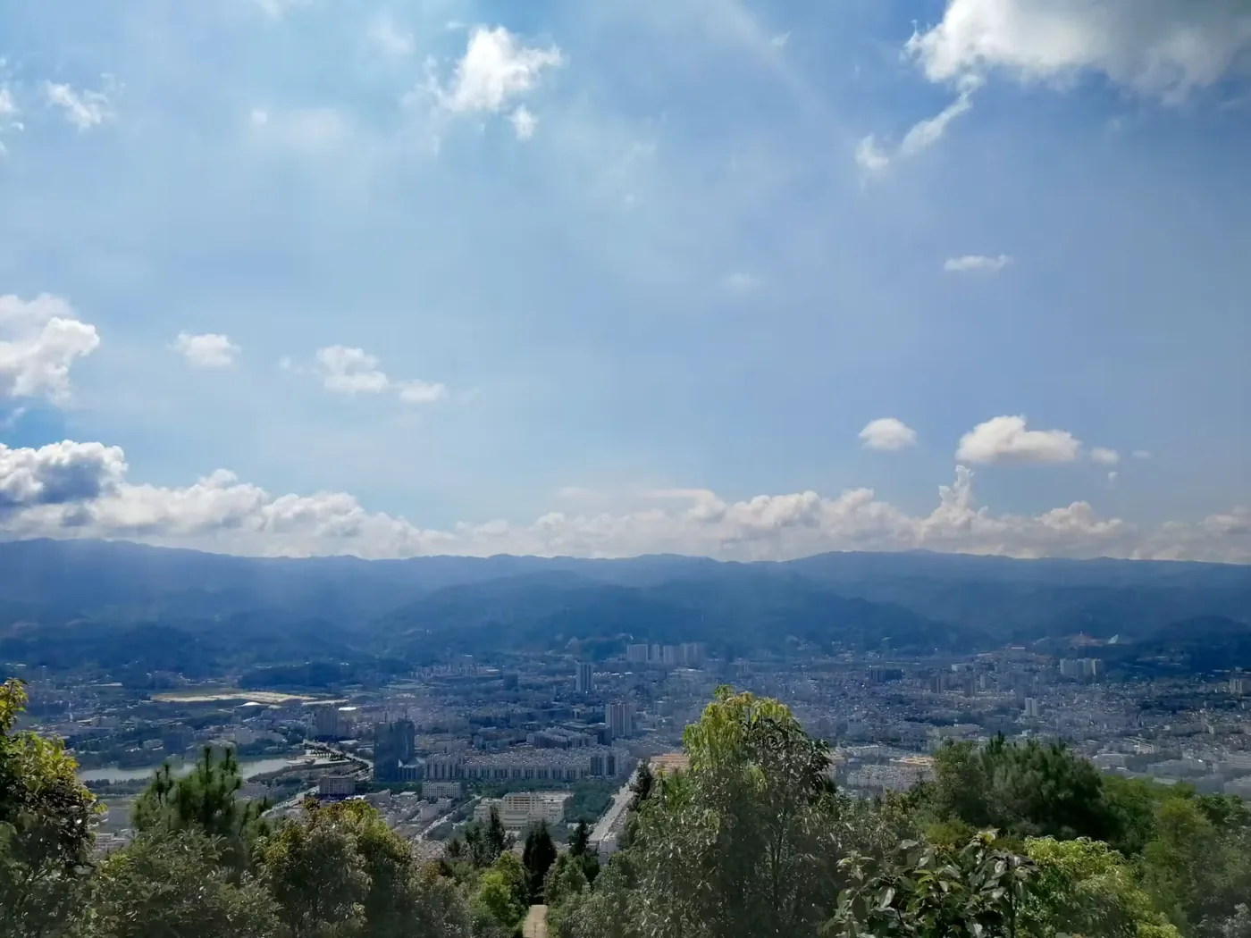 旗山公园实景图片
