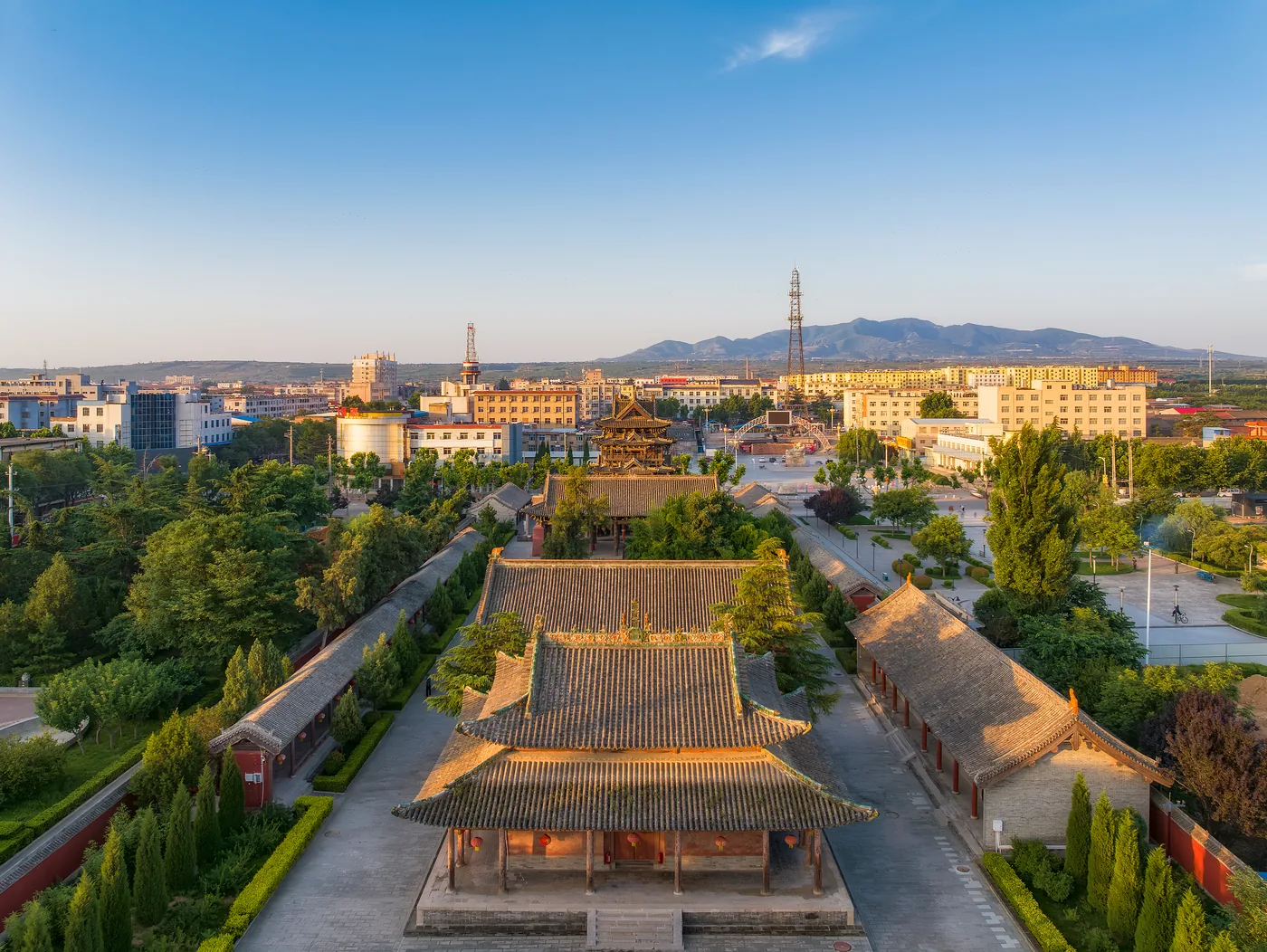 李家大院风景图片