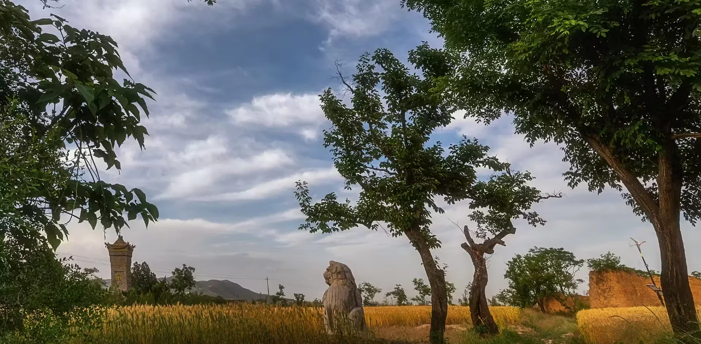 桥陵实景图片