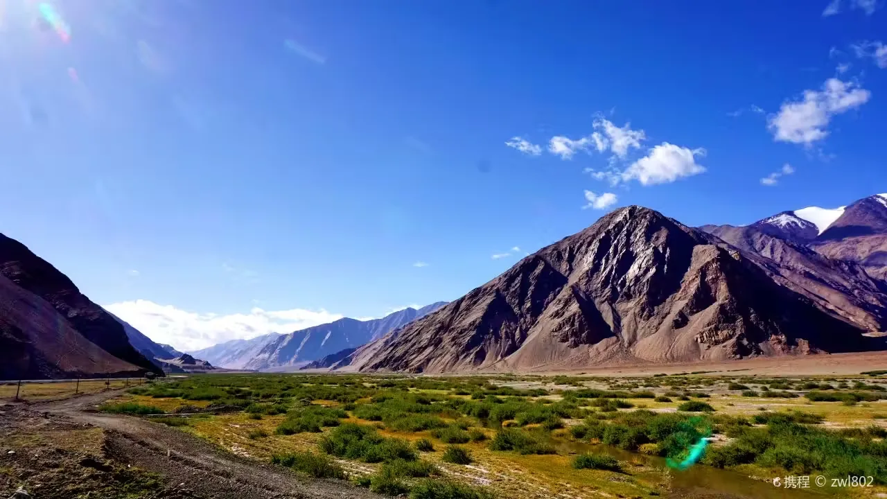 桑株岩画实景图片