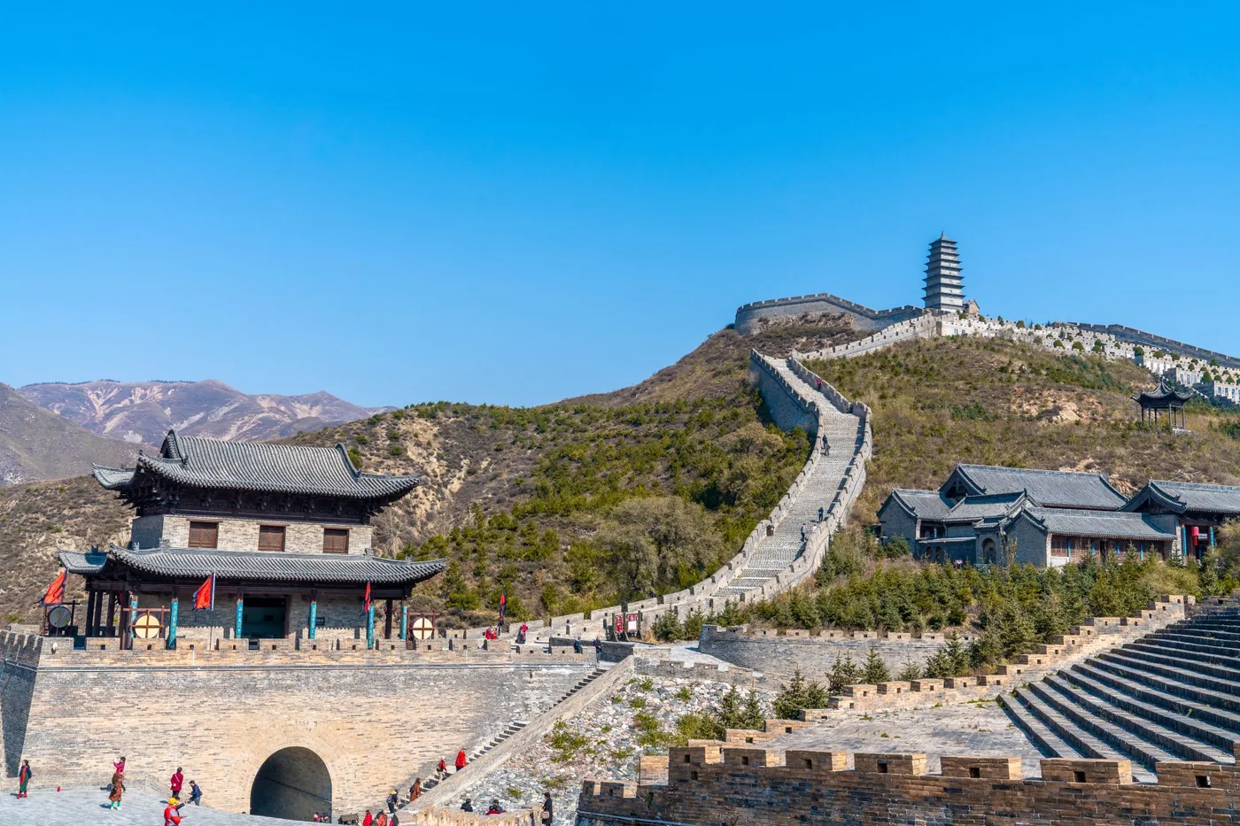 雁门关实景图片