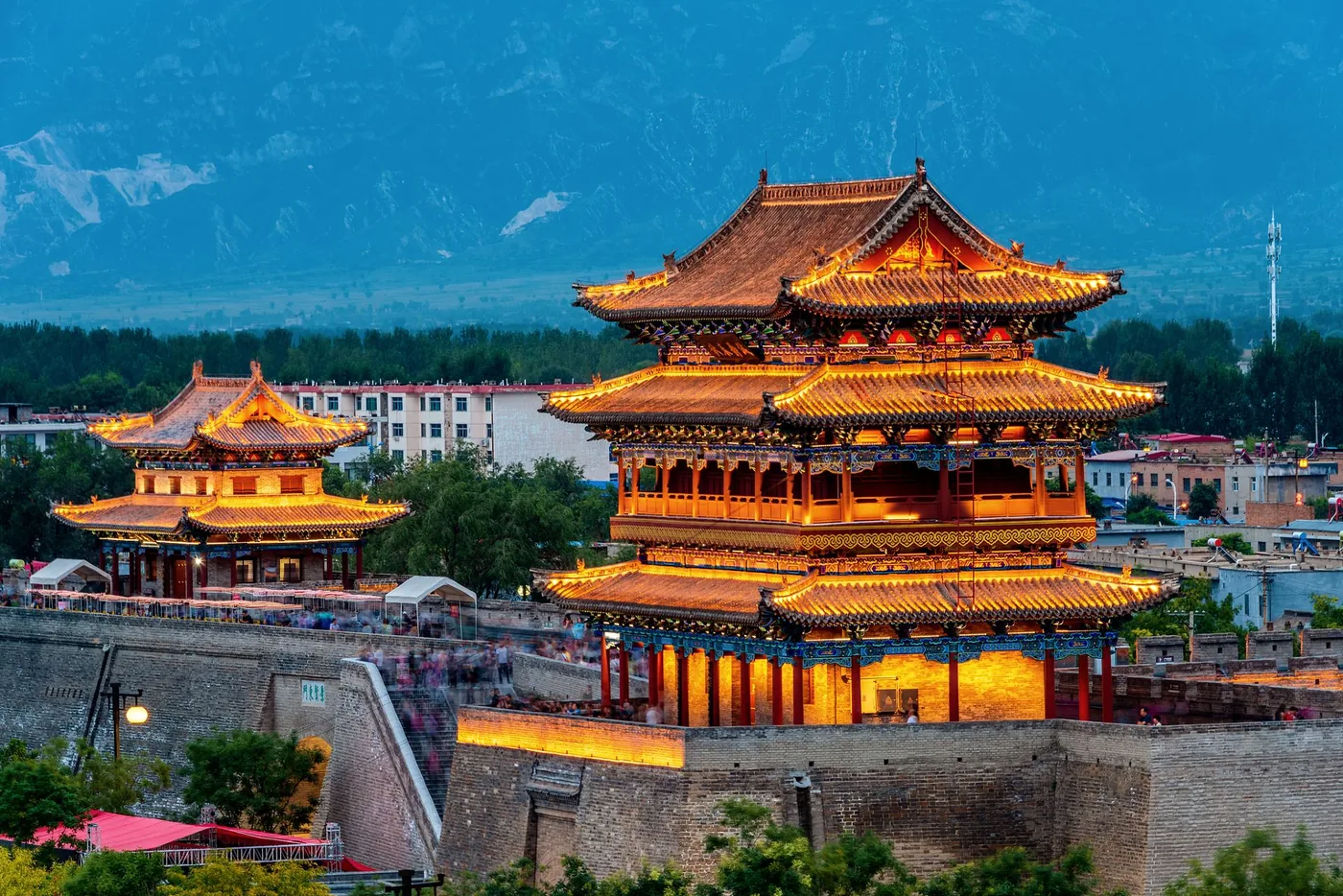 忻州古城实景图片