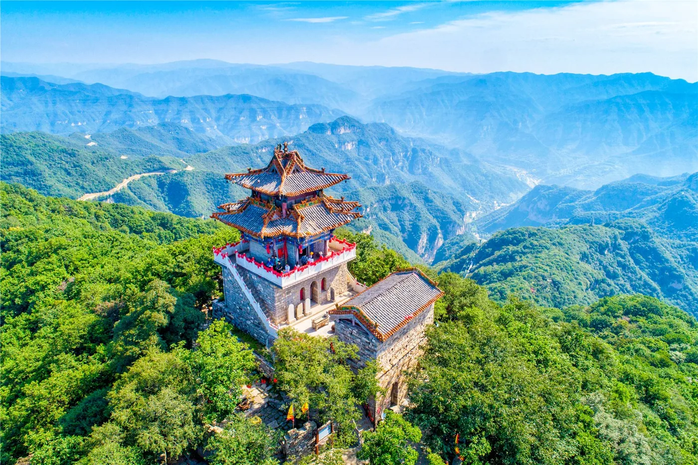 云丘山风景图片