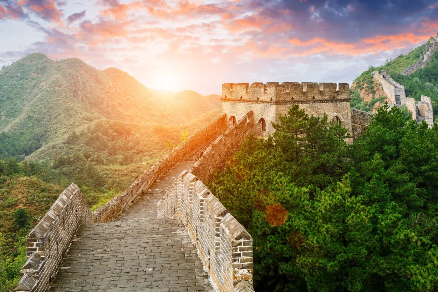 八达岭长城实景图片
