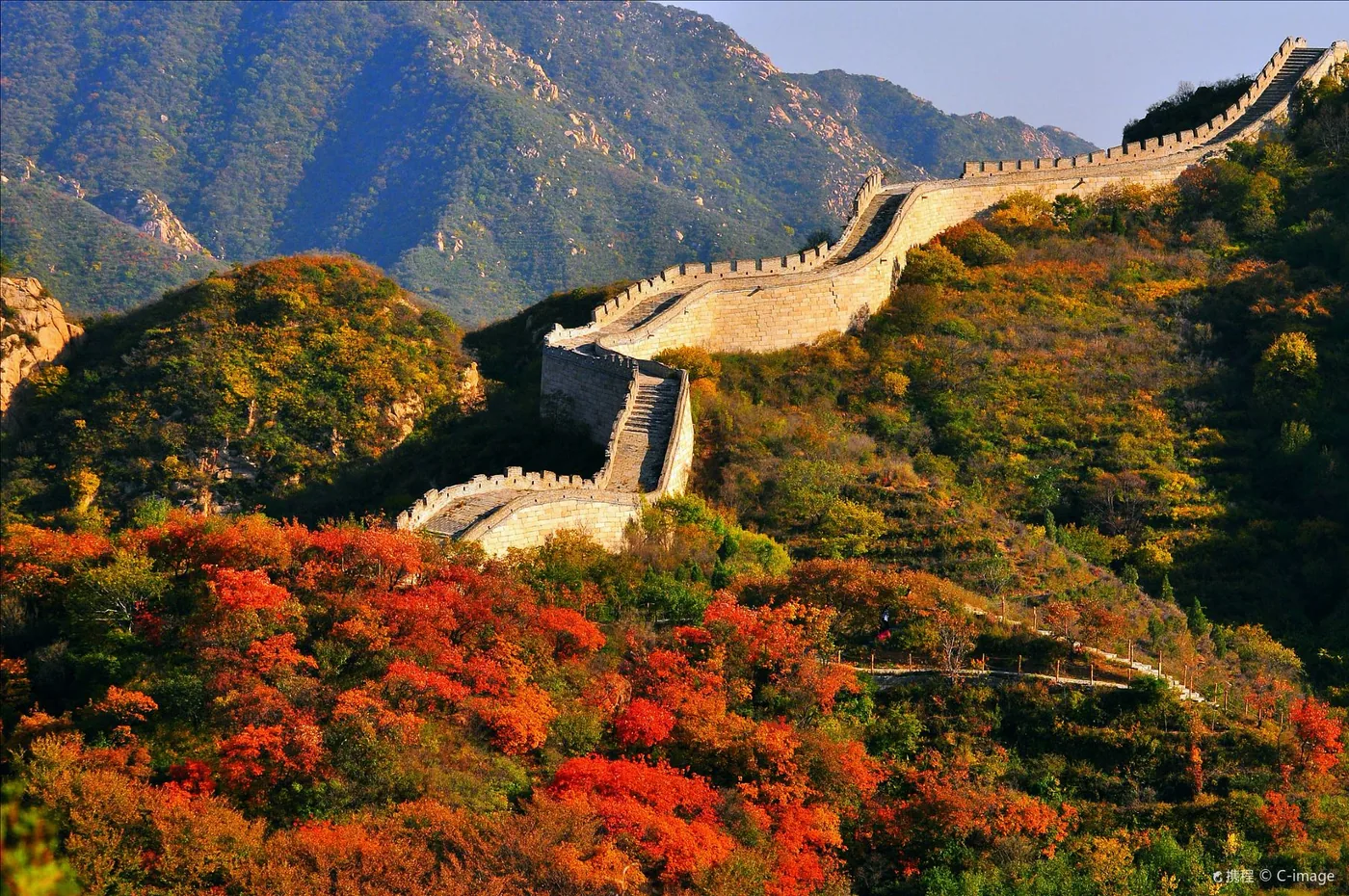八达岭长城风景图片