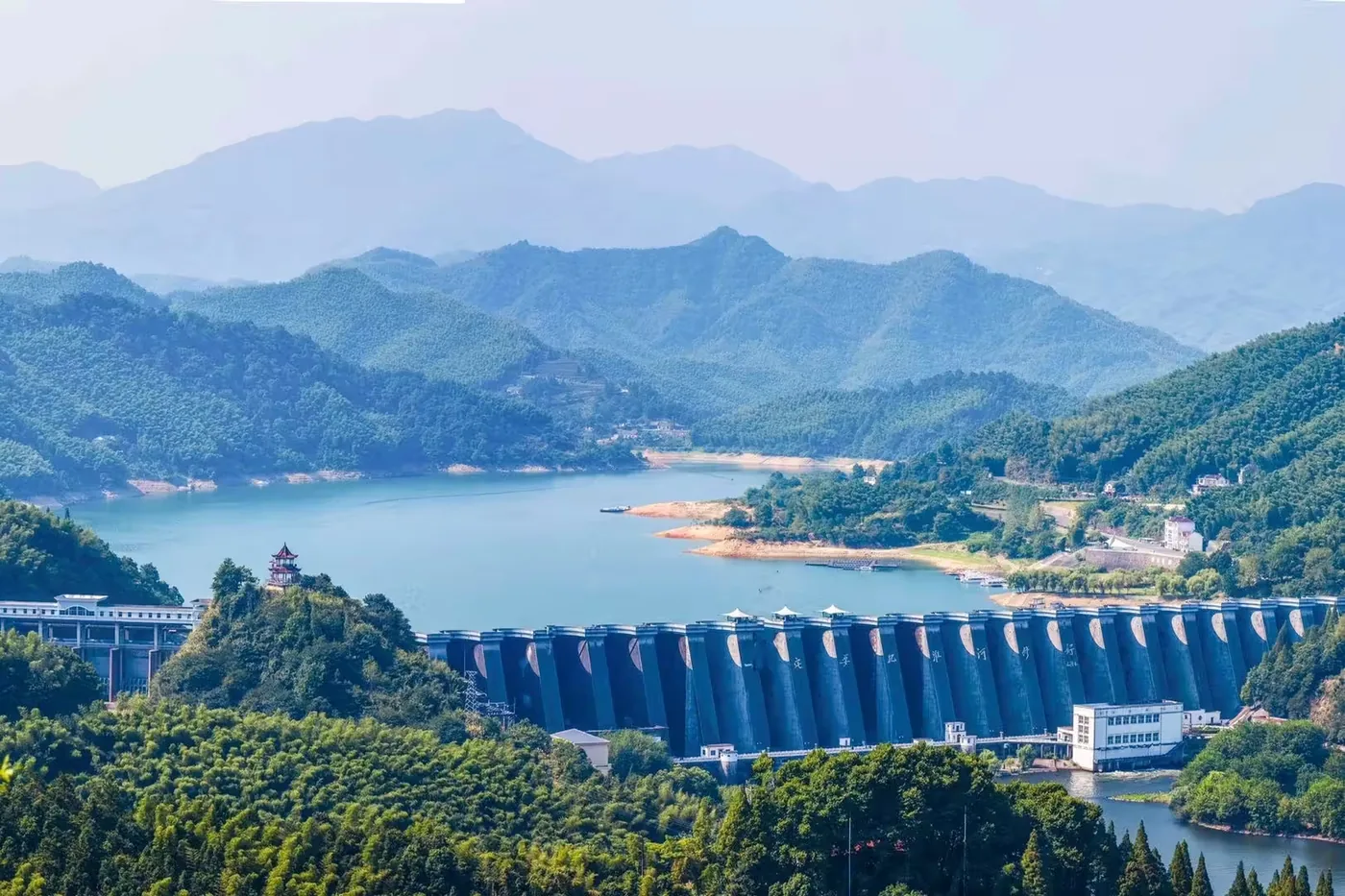 佛子岭水库实景图片