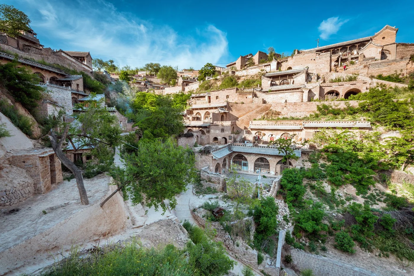 碛口古镇风景图片