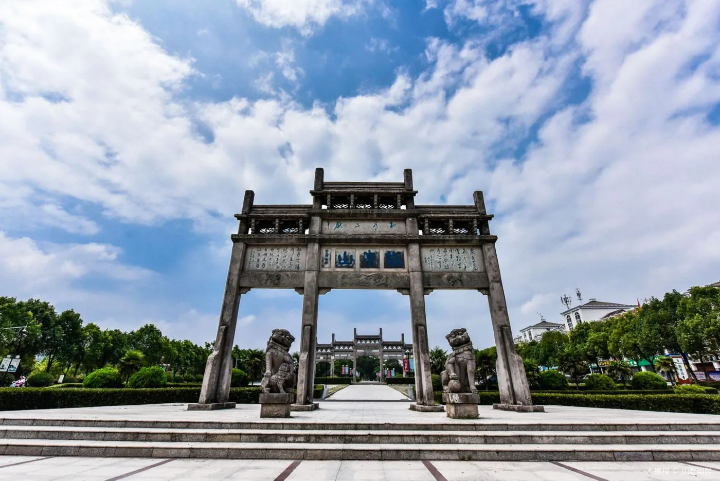 敬亭山风景图片