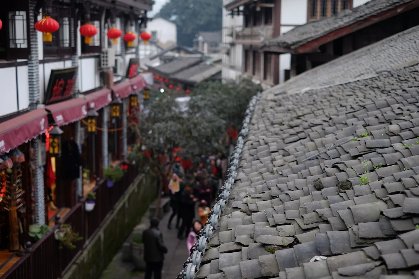 磁器口古镇风景图片