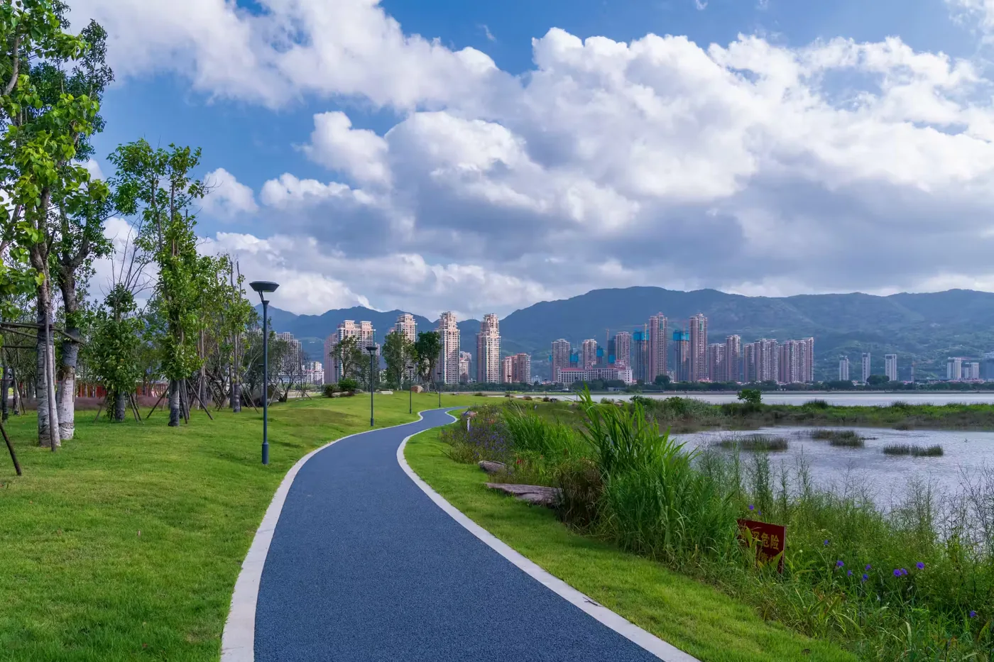 闽江公园实景图片