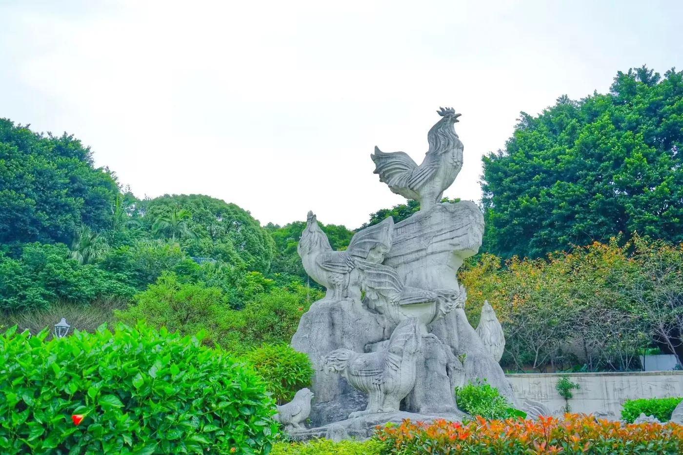 金鸡山公园实景图片