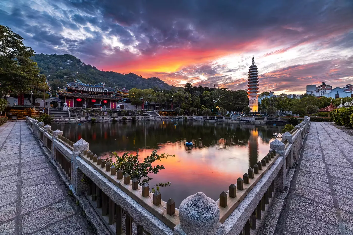 南普陀寺实景图片