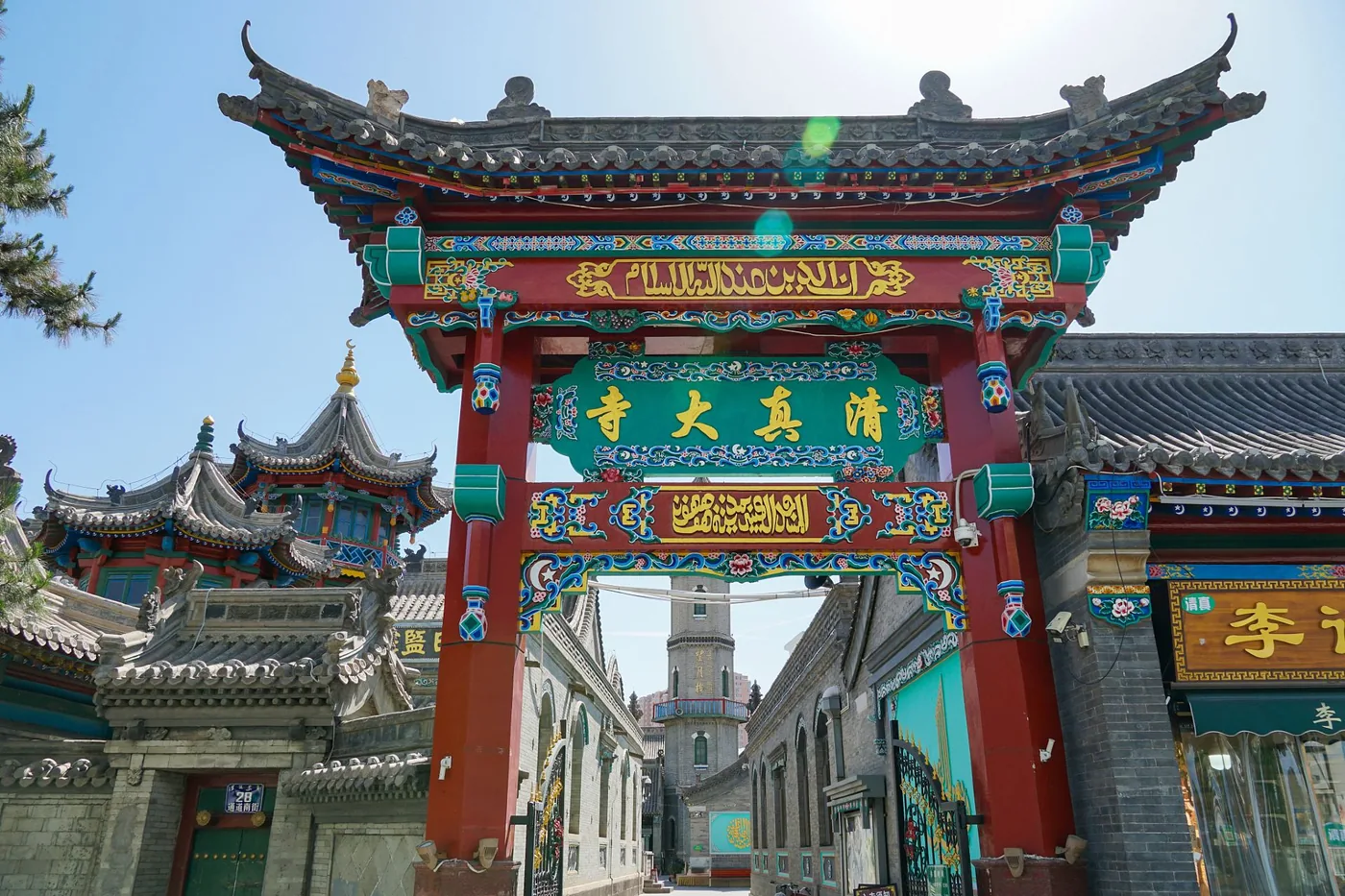 呼和浩特清真大寺实景图片