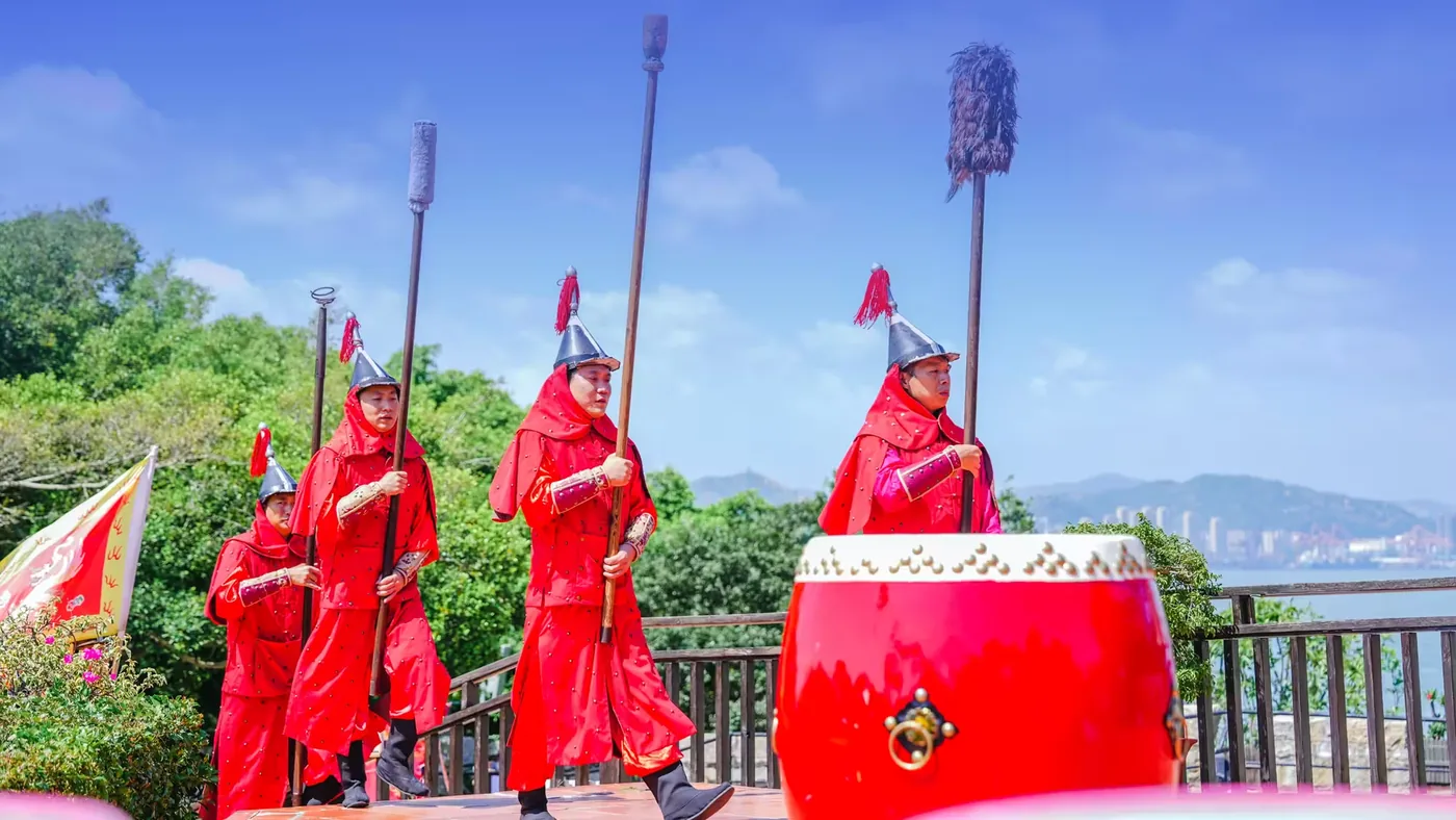 胡里山炮台风景图片