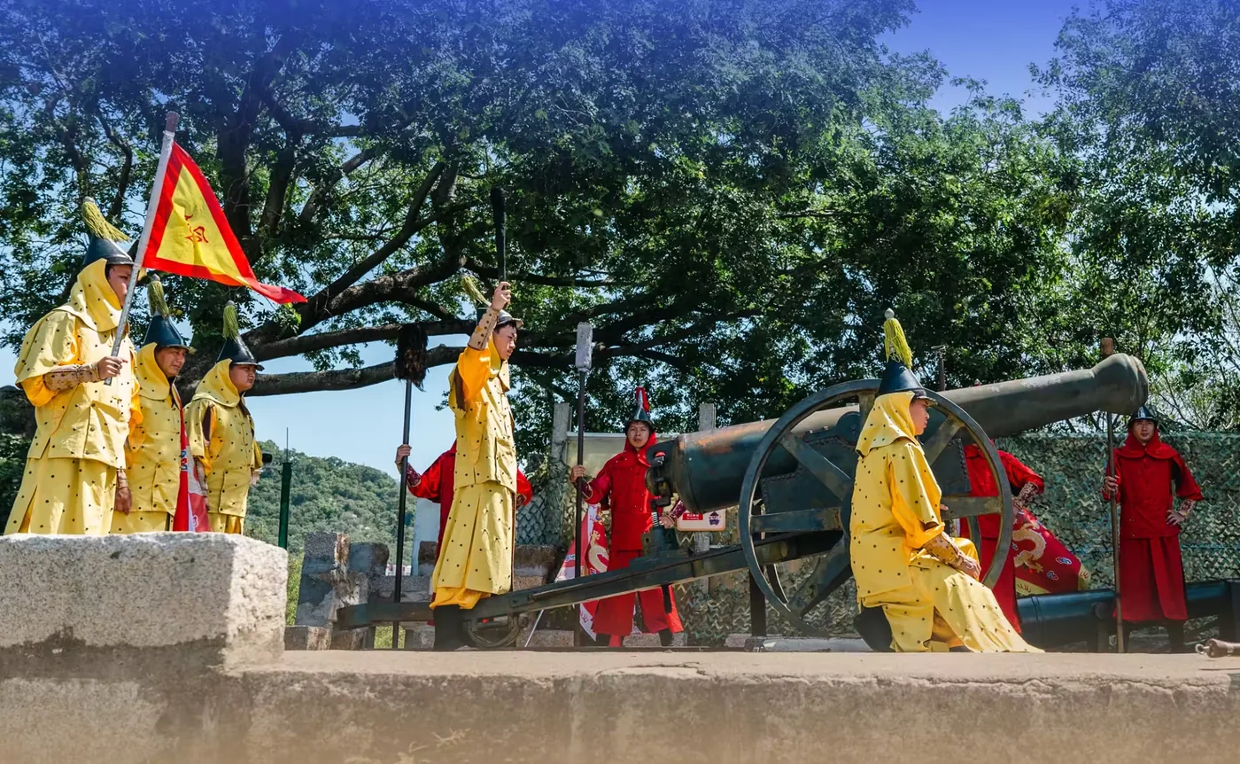 胡里山炮台风景图片