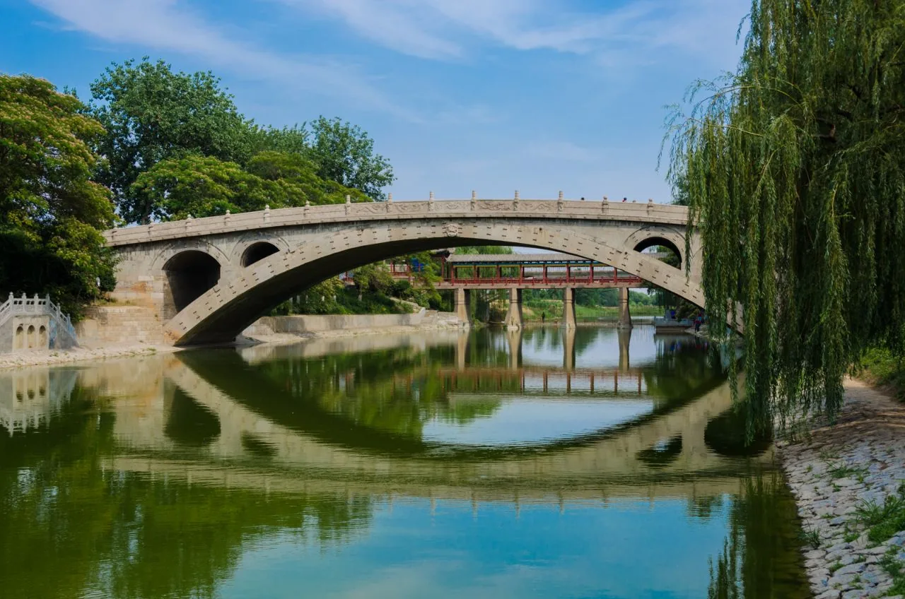 赵州桥风景图片