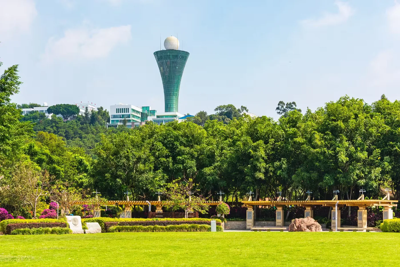 厦门狐尾山公园实景图片