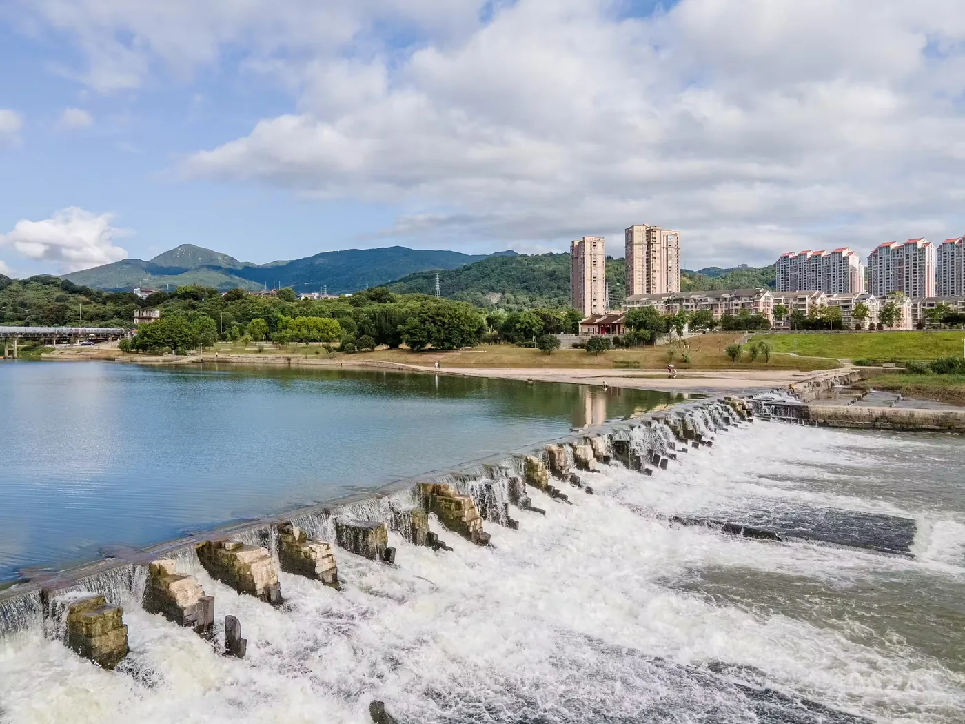 木兰陂实景图片