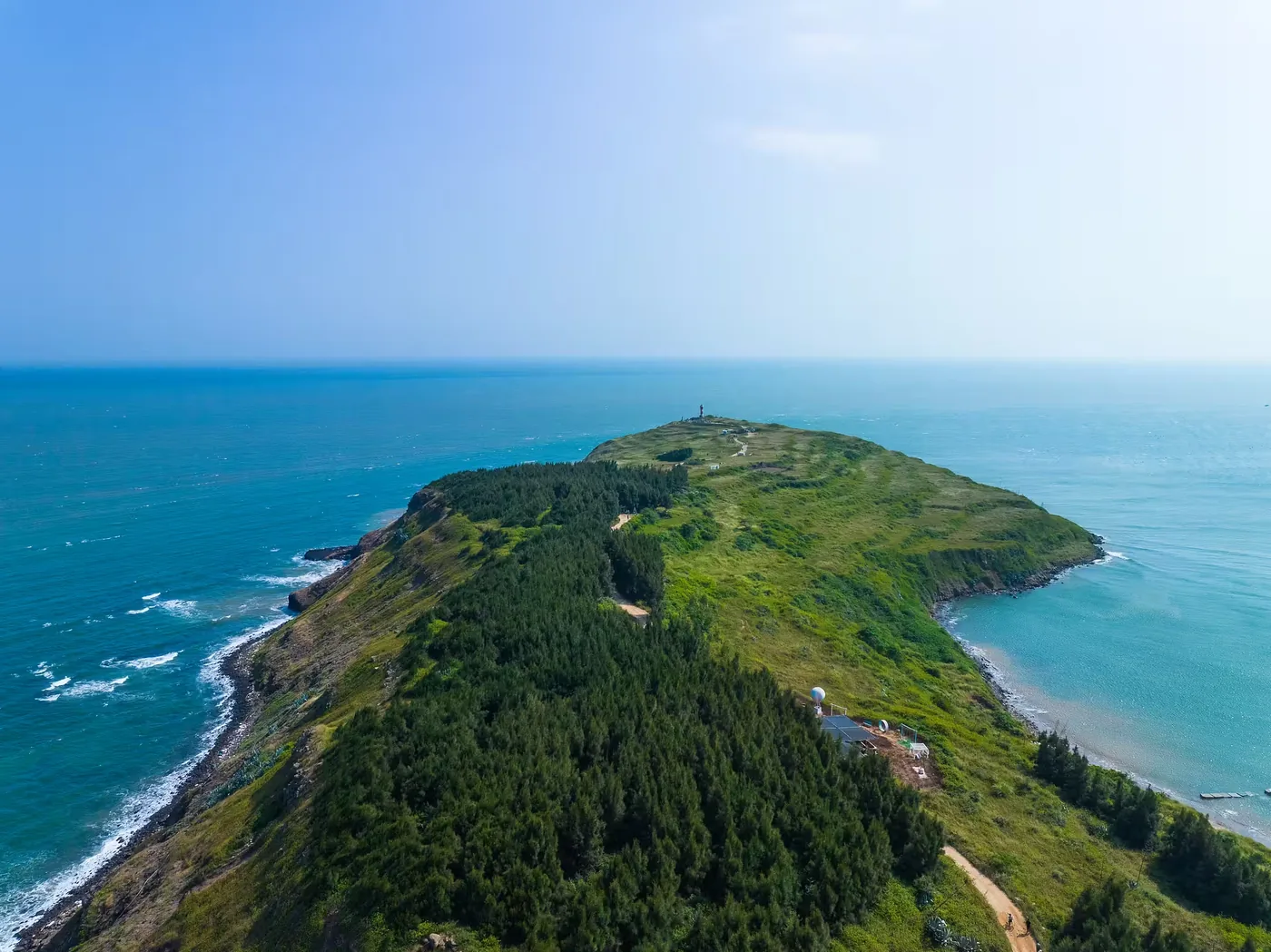 镇海角实景图片