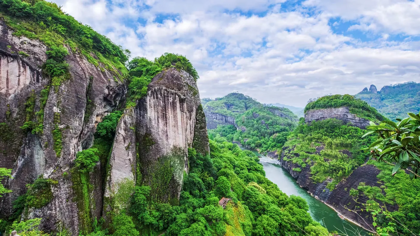天游峰实景图片