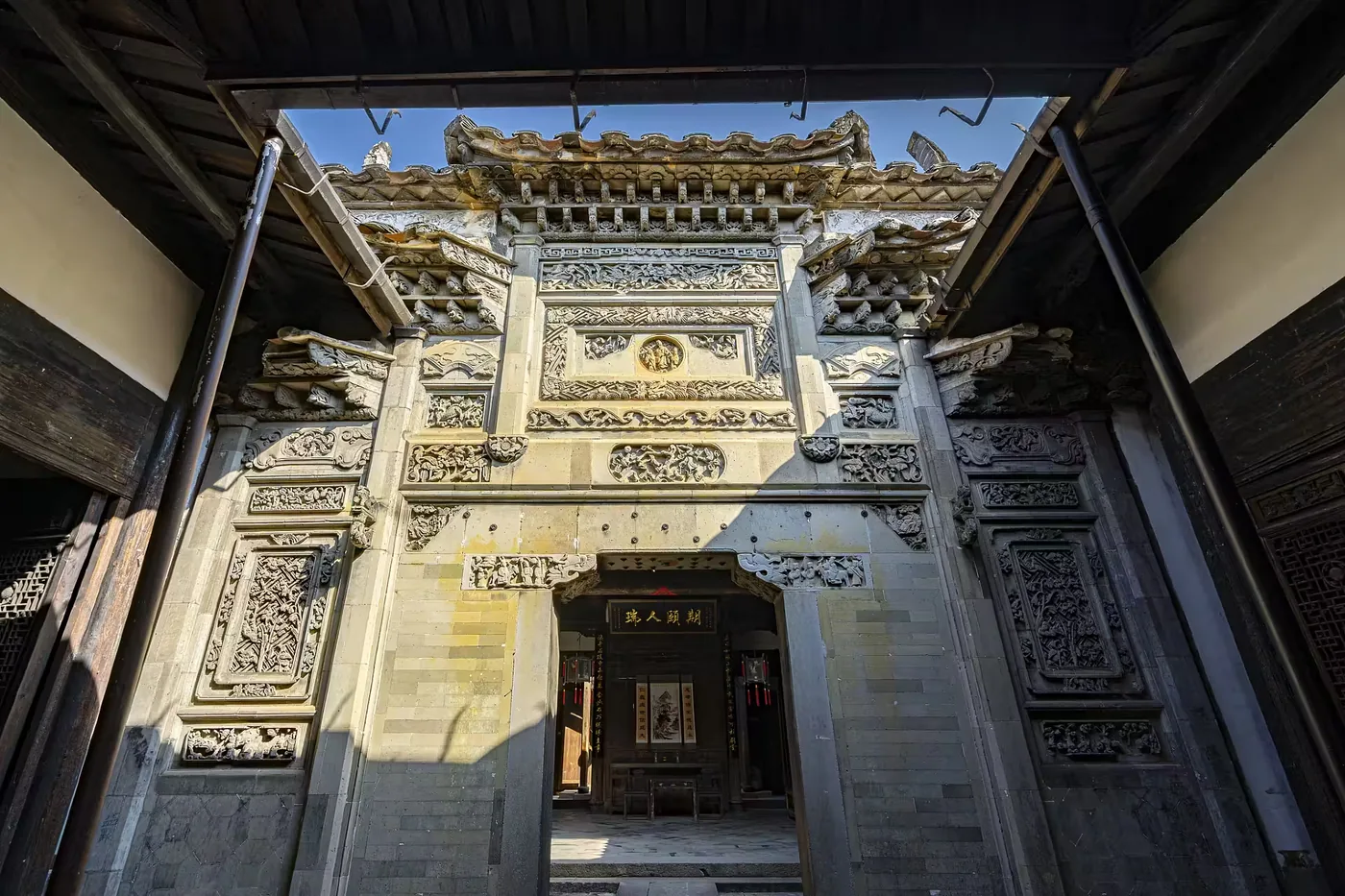下梅古民居实景图片