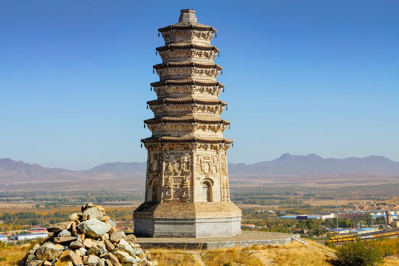 辽上京遗址实景图片