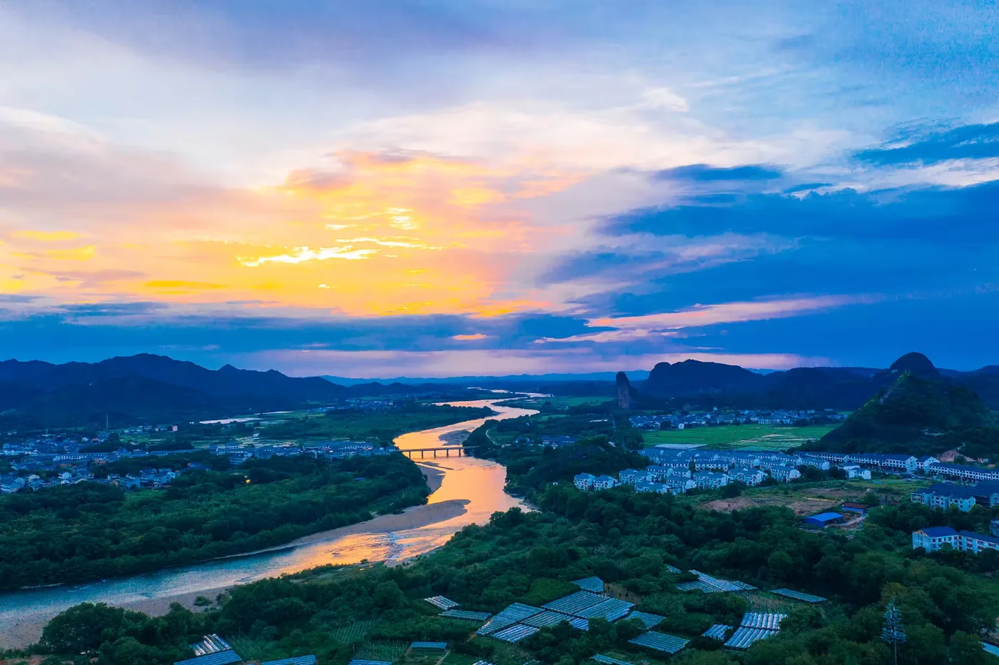 泸溪河实景图片