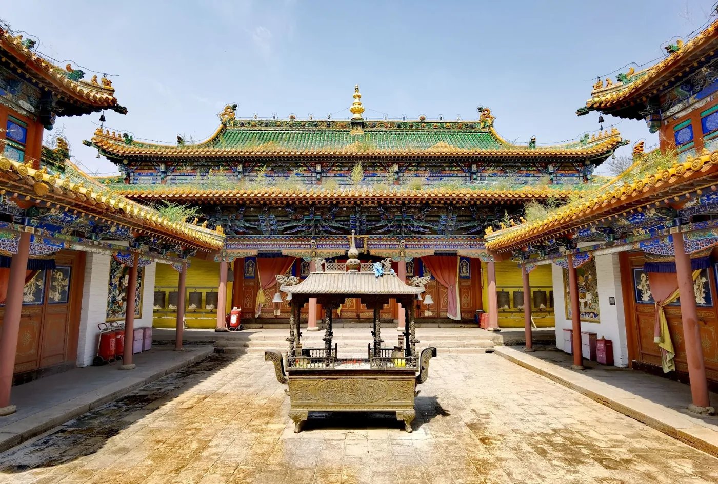 准格尔召实景图片