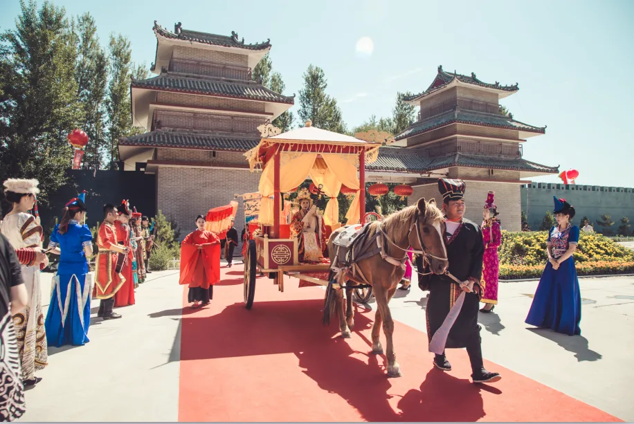 昭君城实景图片