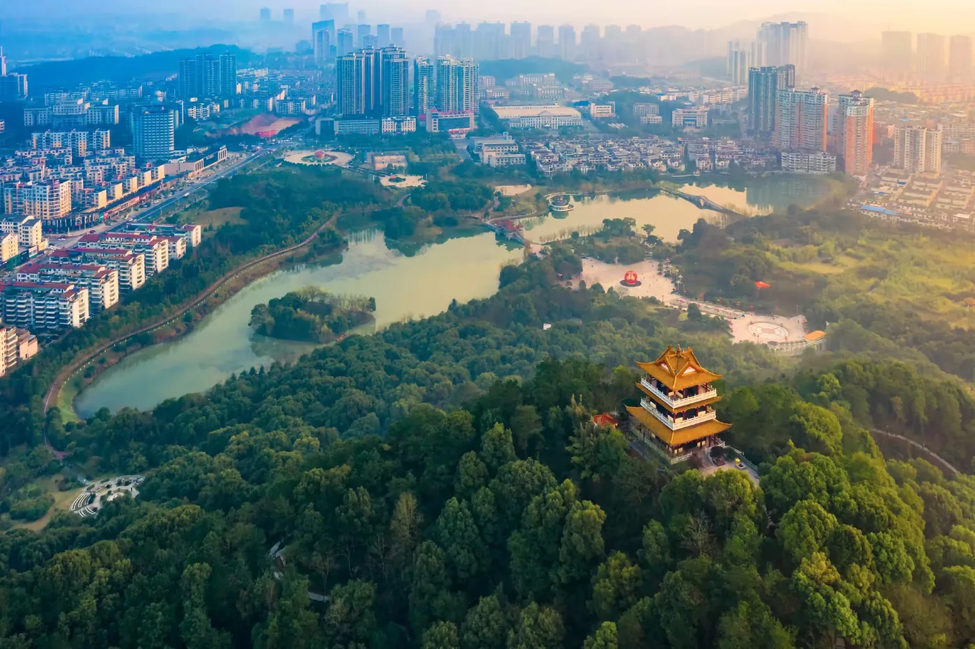 温汤镇风景图片