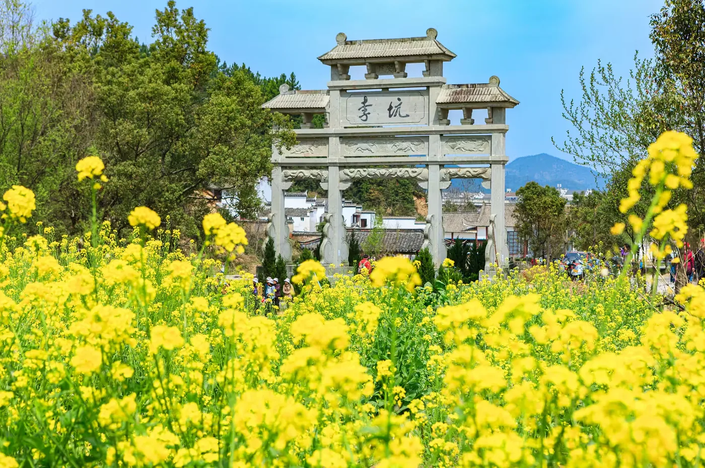 李坑景区风景图片