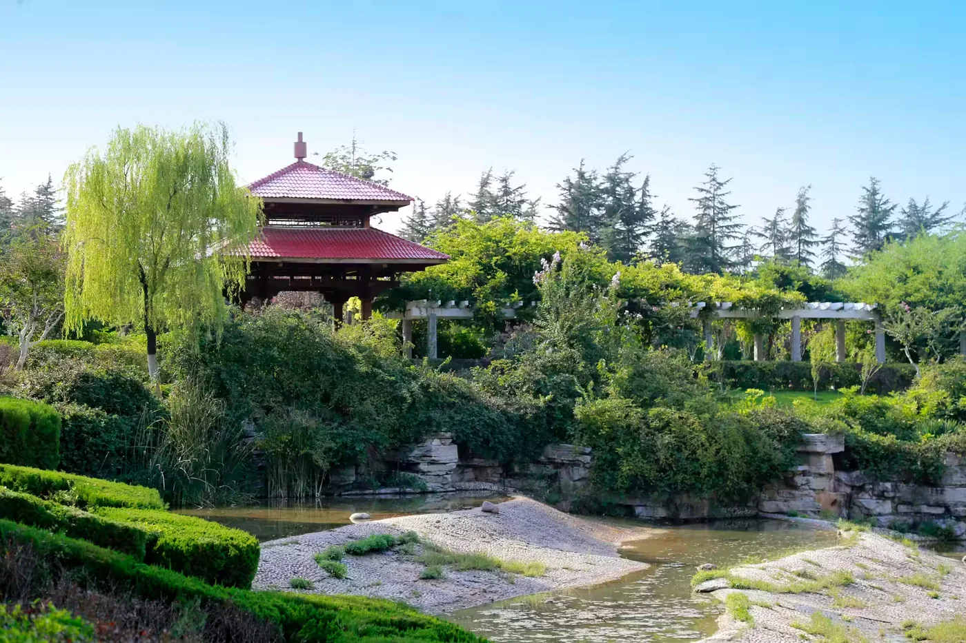 济南植物园实景图片