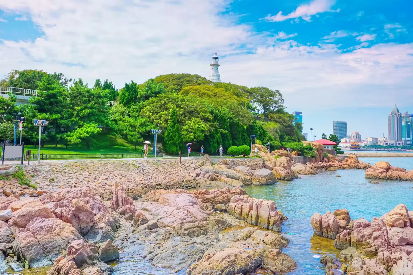 小青岛实景图片