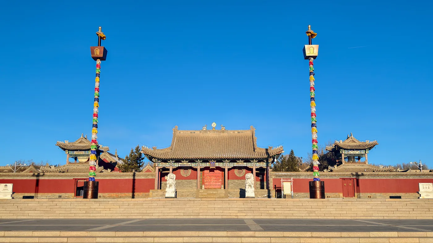 贝子庙实景图片