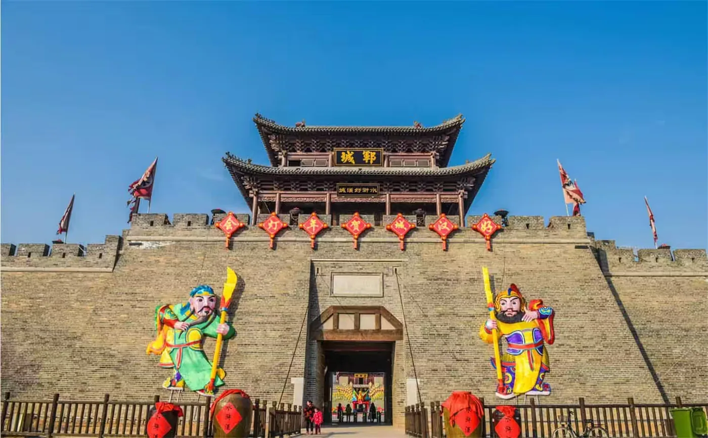 水浒好汉城实景图片
