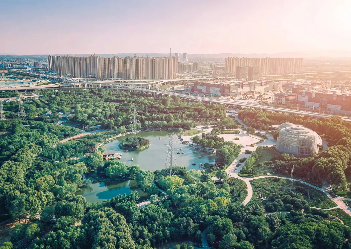 郑州植物园实景图片