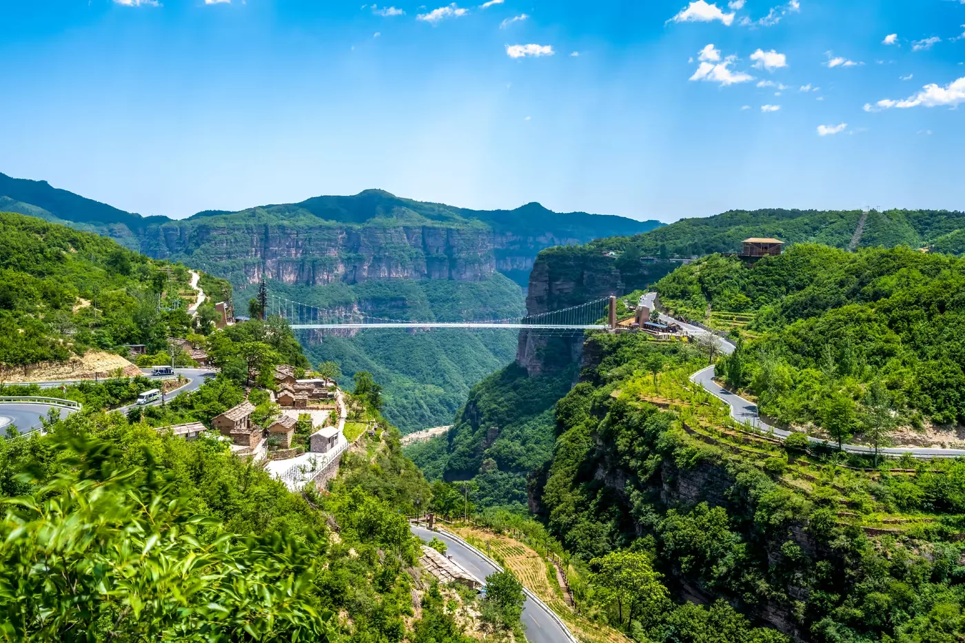 红旗渠风景图片