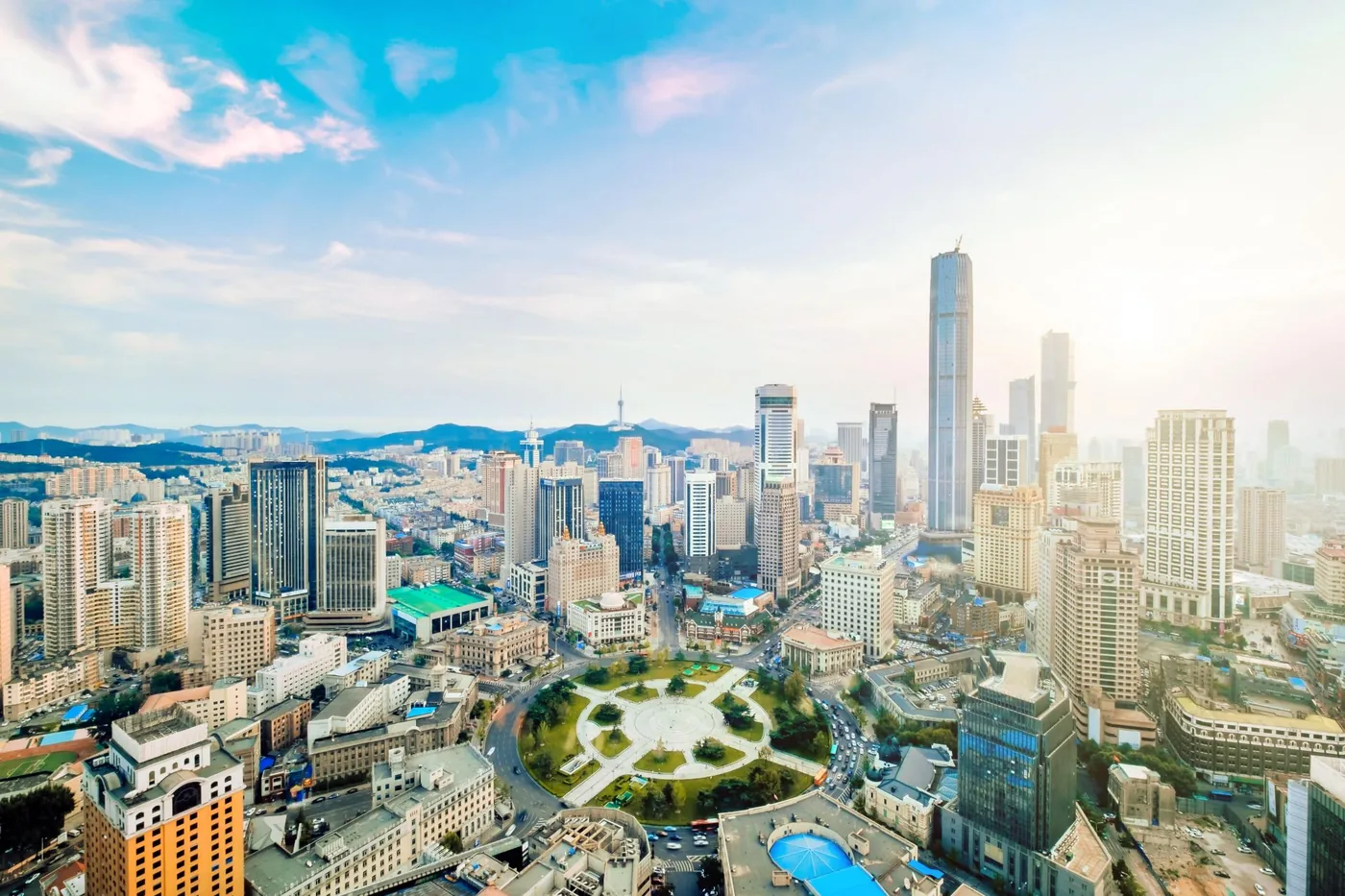 中山广场风景图片