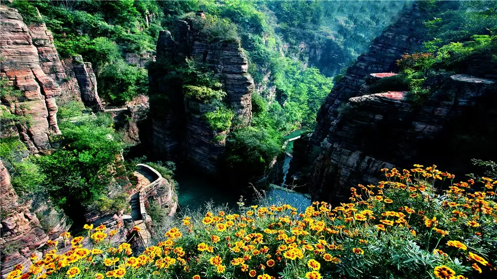秋沟景区实景图片