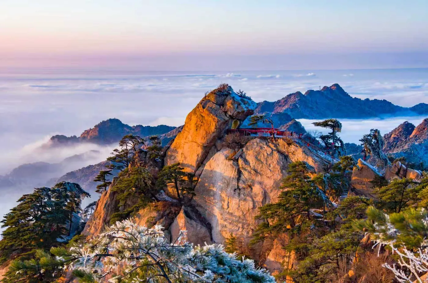 千山仙人台国家森林公园实景图片