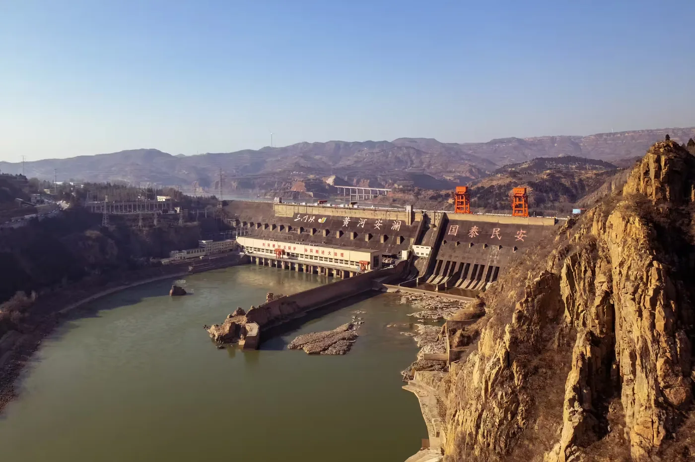 三门峡大坝风景图片