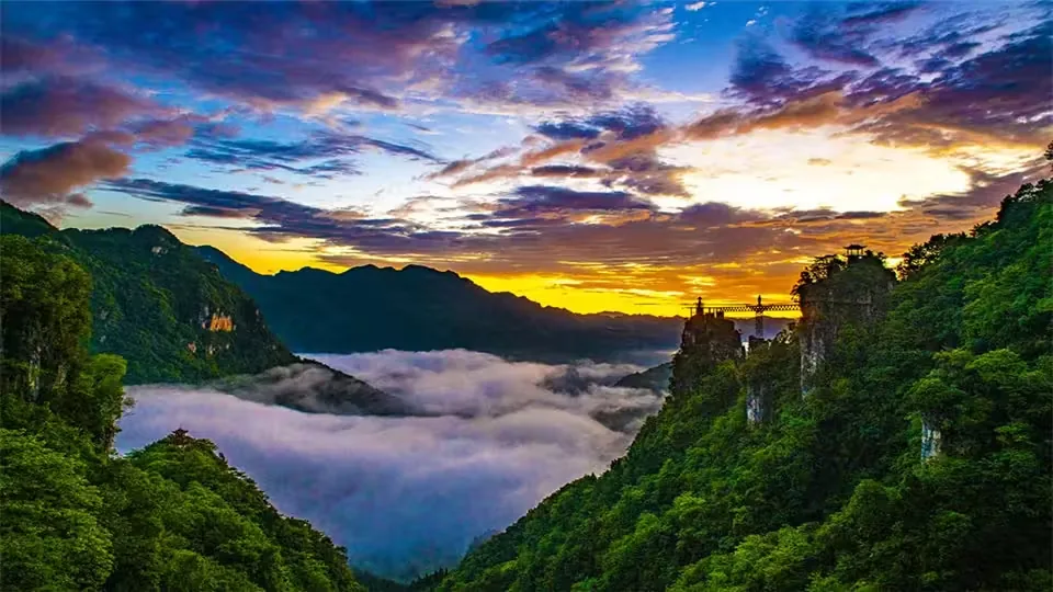 清江画廊风景图片