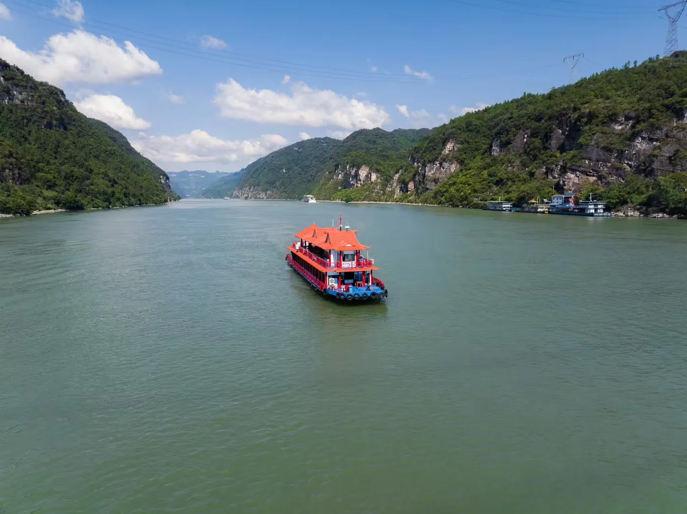西陵峡风景图片
