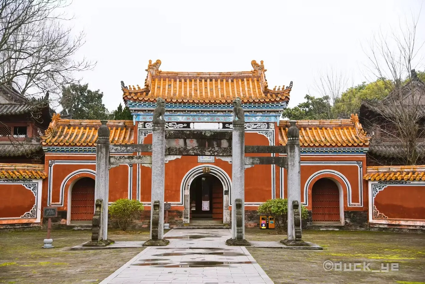 关陵实景图片