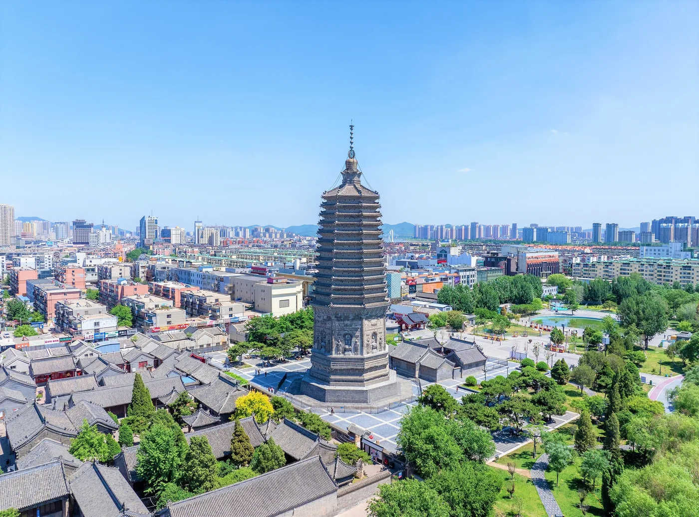 锦州古塔历史文化公园实景图片