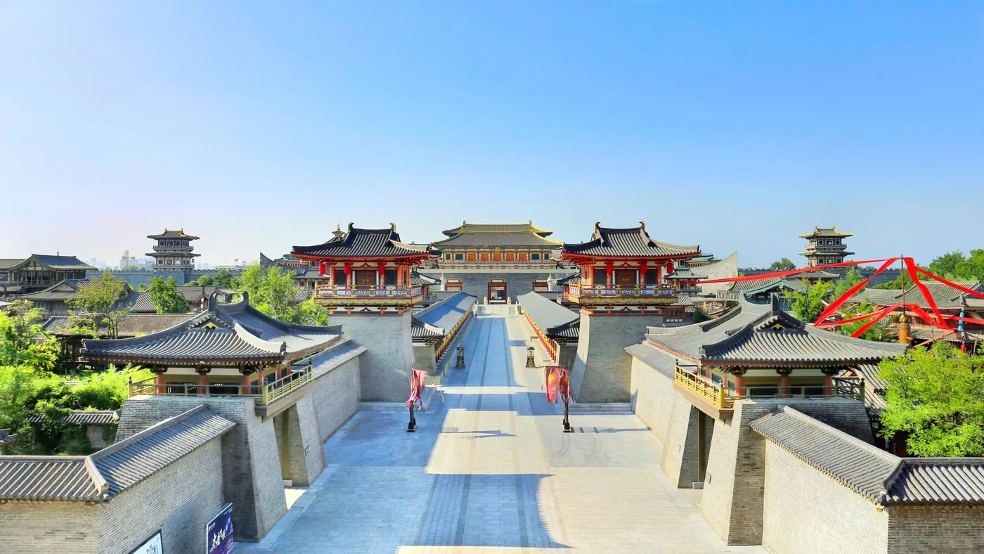 中国唐城风景图片