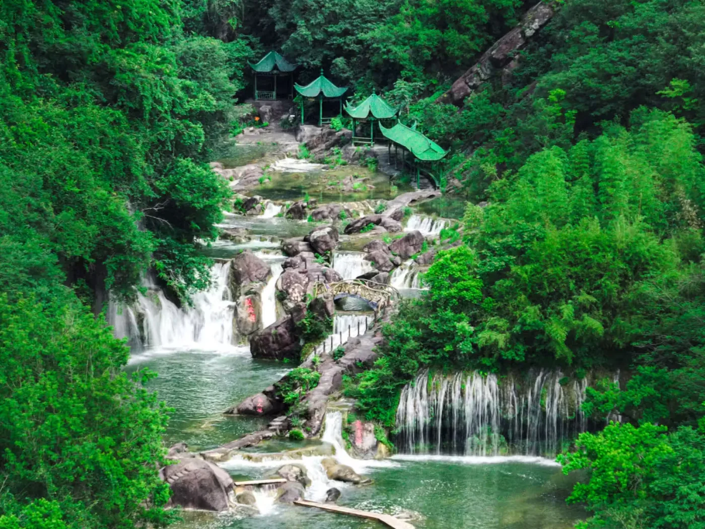 美人谷风景图片
