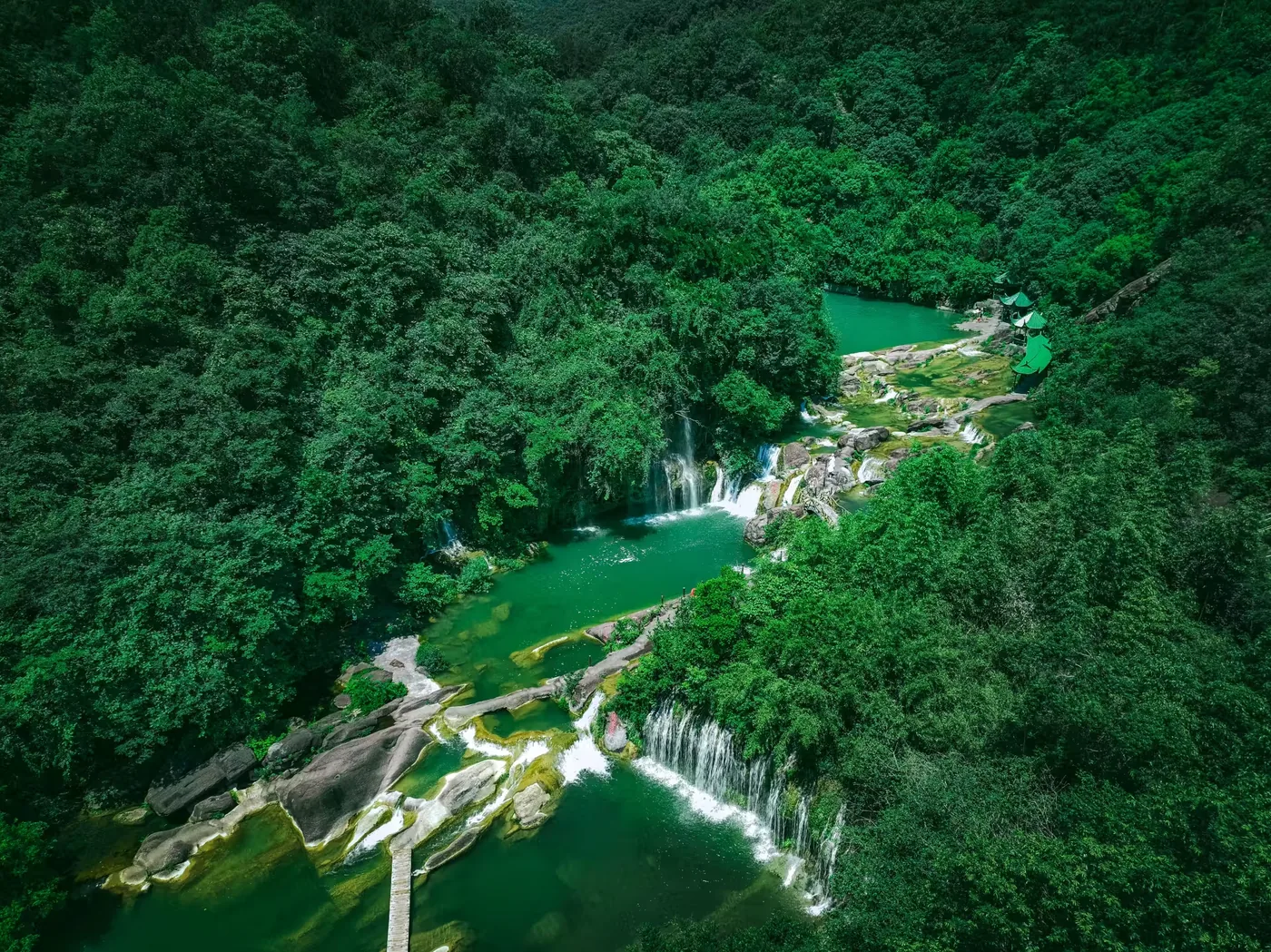 美人谷风景图片