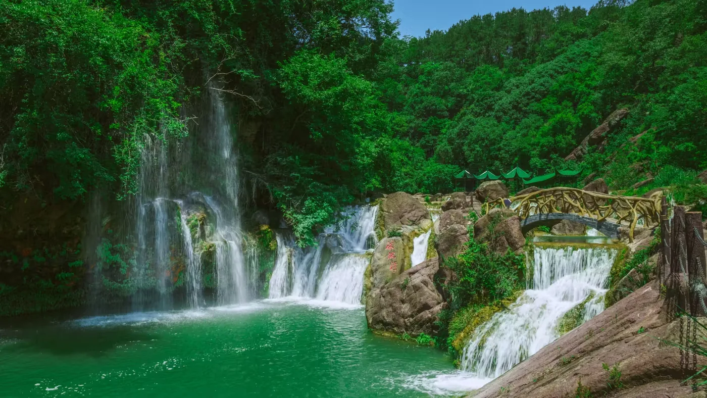 美人谷风景图片